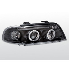 Phares Avant Angel Eyes Audi A4 B5 11.94-12.98 Noir