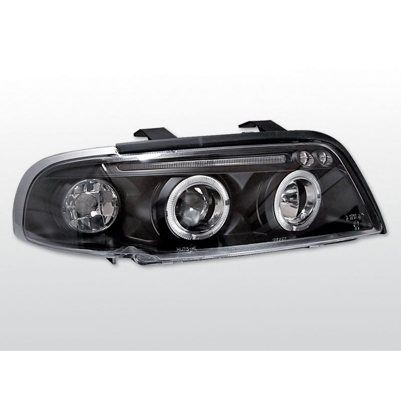 Angel Eyes Frontscheinwerfer Audi A4 B5 11.94-12.98 Schwarz LPAU34