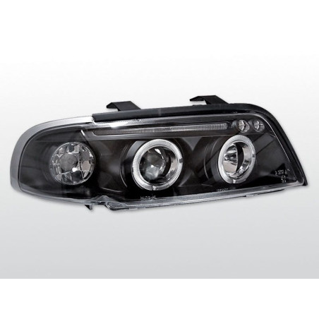 Angel Eyes Frontscheinwerfer Audi A4 B5 11.94-12.98 Schwarz LPAU34