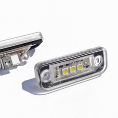 Mercedes W210 LED-Kennzeichenbeleuchtung