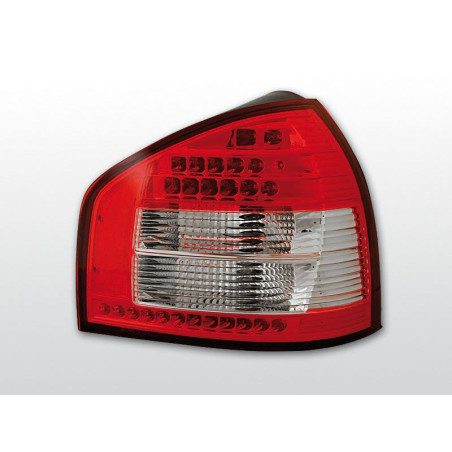 Feux Arrière Audi A3 8L 08.96-08.00 à Leds Rouge/Clair