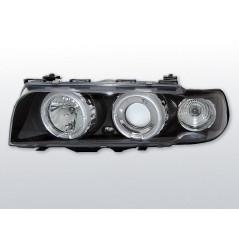 Angel Eyes Frontscheinwerfer BMW Serie 7 E38 06.94-08.98 Schwarz LPBM37