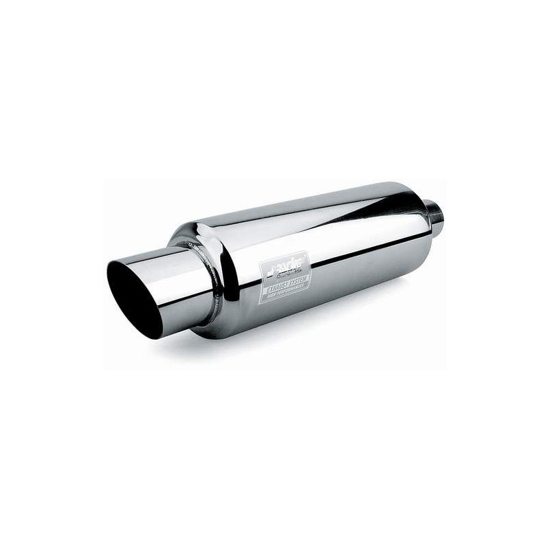 Silencieux universel chrome  Medium Fire Shot S-RACING