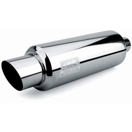 Universal chrome Medium Fire Shot silencer 89 mm outlet S-RACING ESR084 ESR084 85,00 €