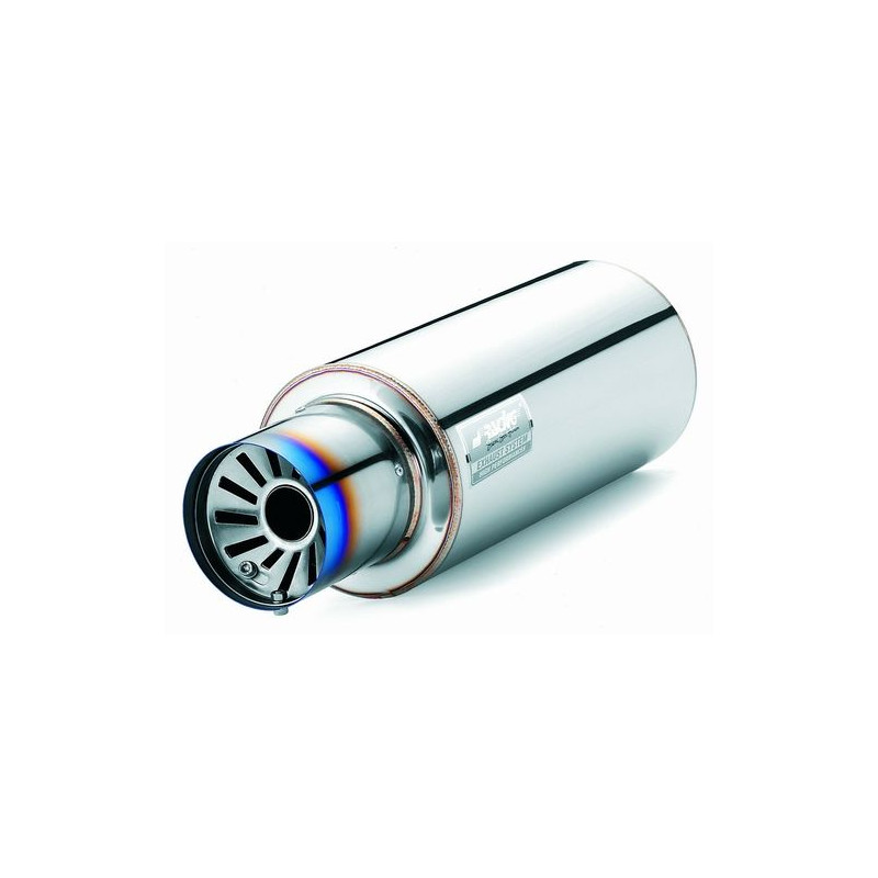 Silencieux universel chrome Fire Shot Titanium S-RACING