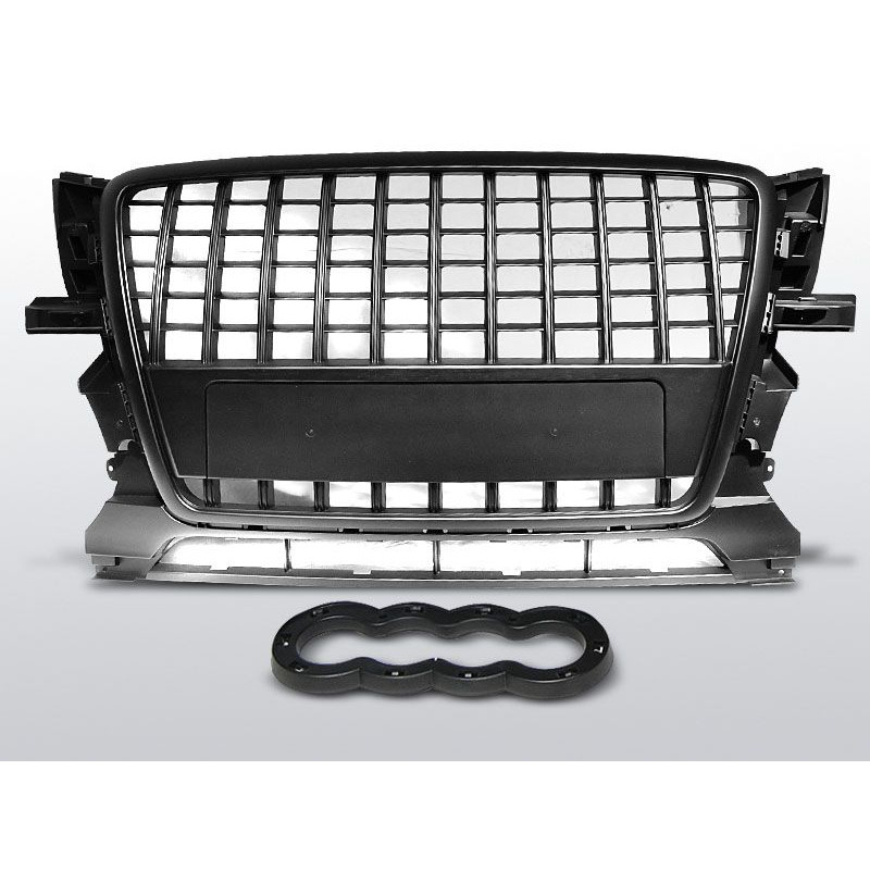 Schwarzer Kühlergrill Audi Q5 S-LINE Style 08-12 GRAU16