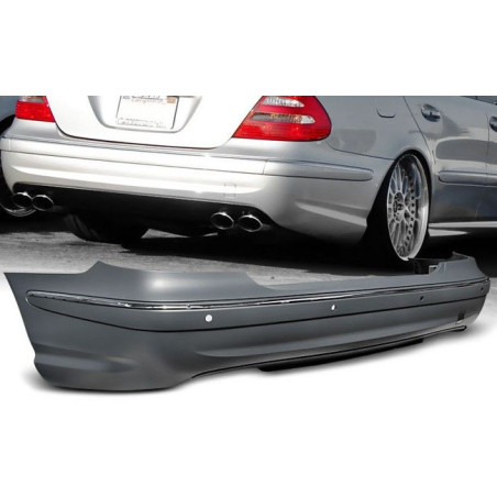 Rear Bumper Mercedes W211 Sedan 06-09 Look E63