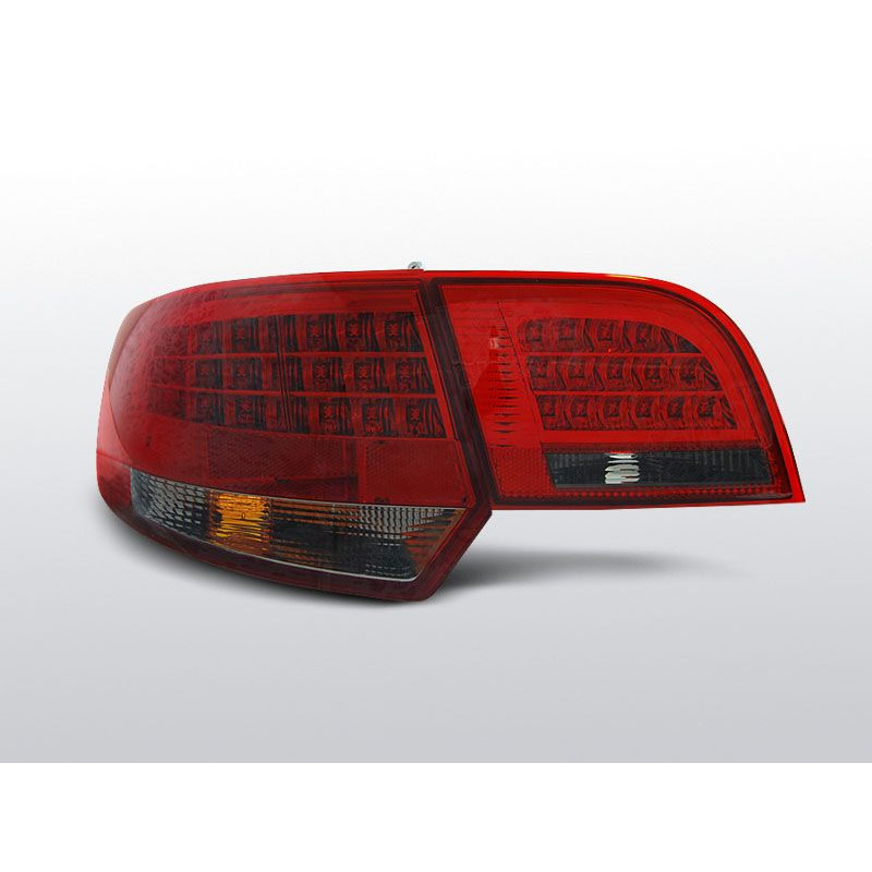 Feux Arrière Audi A3 8P Sportback 04-08 à Leds Rouge/Fumé