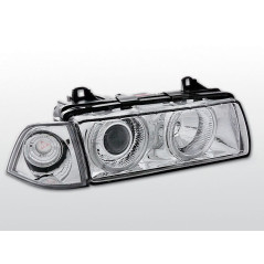 Angel Eyes Frontscheinwerfer BMW Serie 3 E36 Limousine/Touring 12.90-08.99 Chrom LPBM20