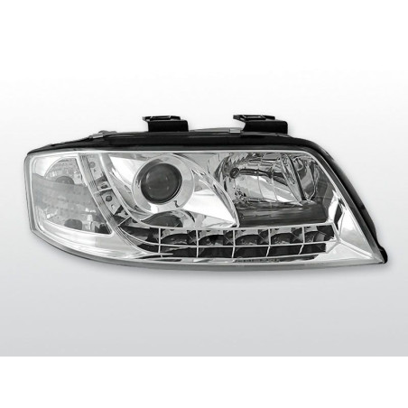 Phares Avant Daylight Audi A6 C5 05.97-09.99 Chrome