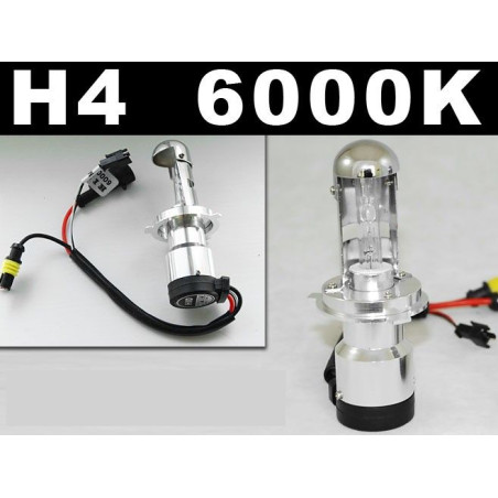 1 Ampoule Xénon H4 6000K Kits Xénon