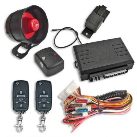 Alarm system, universal with 2 remote controls with folding keys 7106 7106 74,95 €