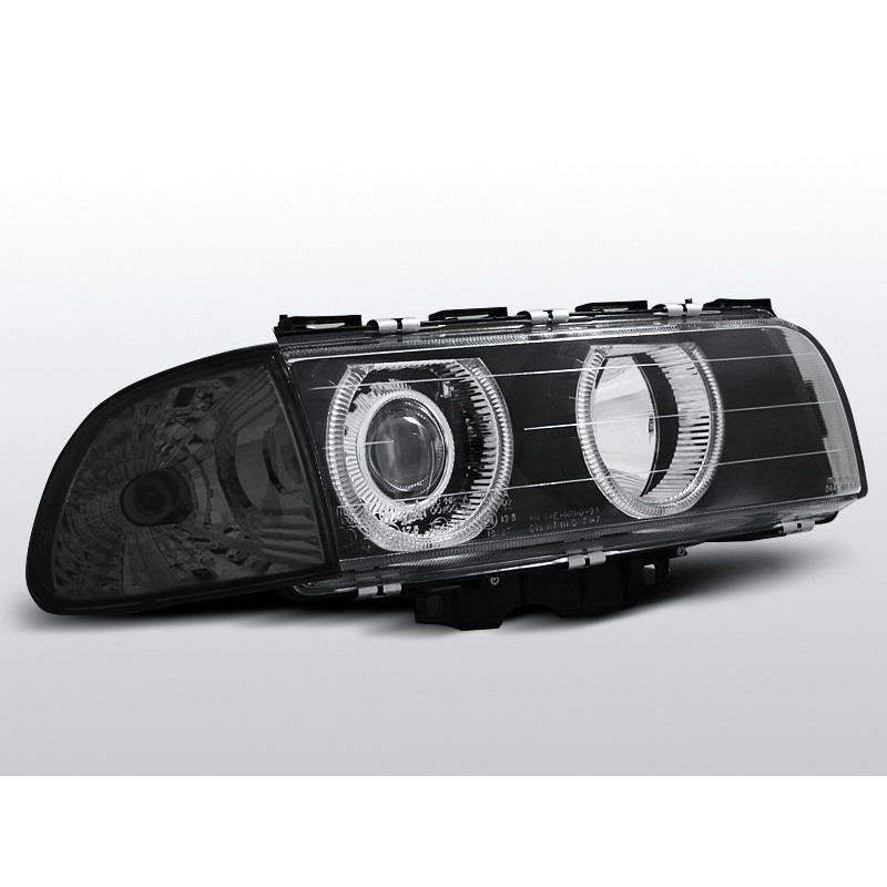 Phares avant Angel Eyes à LED Fond noir H7/H7 BMW E87/ E88/ E82/ E81 – GDS  Motorsport