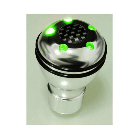 Polished aluminum + green LEDs 200843 200843 22,90 €