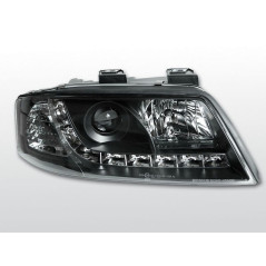 Phares Avant Daylight Audi A6 C5 05.97-09.99 Noir