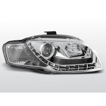 Phares Avant Daylight Audi A4 B7 11.04-03.08 Chrome