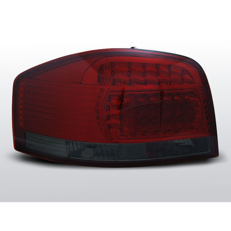 Feux Arrière Audi A3 8P 05.03-08 à Leds Rouge/Fumé