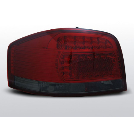 Feux Arrière Audi A3 8P 05.03-08 à Leds Rouge/Fumé