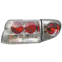 Ford Escort MK6/7 93-00 Red/Clear Tail Lights