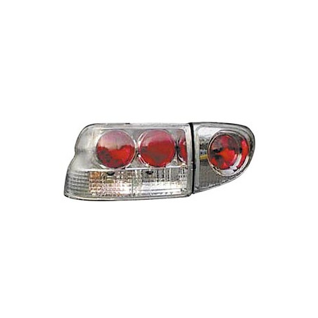 Ford Escort MK6/7 93-00 Red/Clear Tail Lights