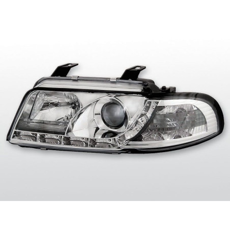 Phares Avant Daylight Audi A4 B5 11.94-12.98 Chrome