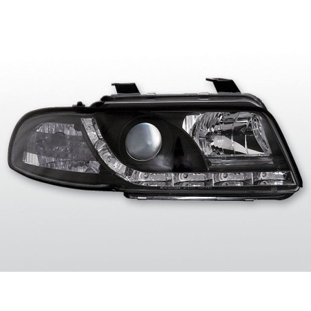 Phares Avant Daylight Audi A4 B5 11.94-12.98 Noir