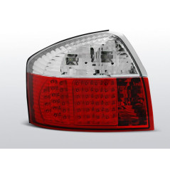 Feux Arrière Audi A4 B6 10.00-10.04 à Leds Rouge/Clair