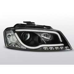 Phares Avant Tube Light/DRL Audi A3 8P 08-12 Noir