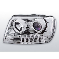 Angel Eyes Front Headlights Chrysler Jeep Grand Cherokee WJ 99-05.05 Chrome LPCH01 LPCH01 249,90 €