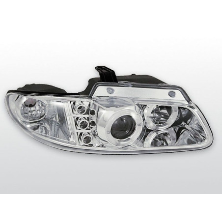 Angel Eyes Frontscheinwerfer Chrysler Voyager 96-02.01 Chrom LPCH07