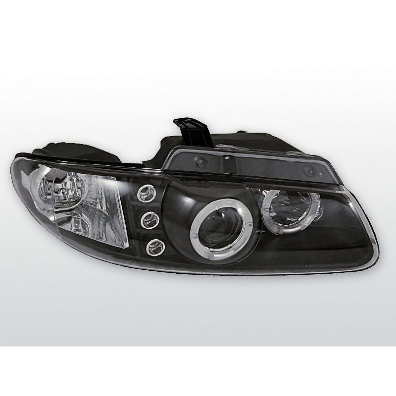 Phares Avant Angel Eyes Chrysler Voyager 96-02.01 Noir