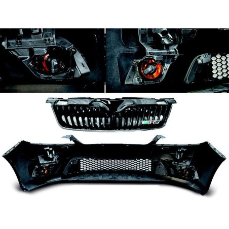 Front Bumper Skoda Fabia II 10.10 - 06.14 RS