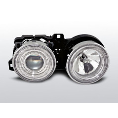 Phares Avant Angel Eyes BMW Serie 3 E30 11.82-06.94 Chrome