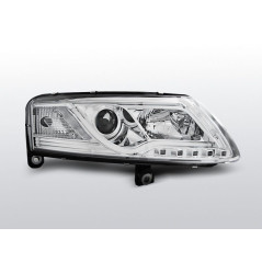 Phares Avant Tube Light Audi A6 C6 04.04-08 Chrome