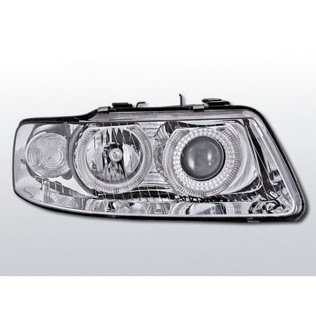 Angel Eyes Frontscheinwerfer Audi A3 8L 09.00-05.03 Chrom LPAU21