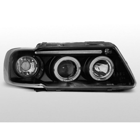 Angel Eyes Frontscheinwerfer Audi A3 8L 09.00-05.03 Schwarz LPAU17