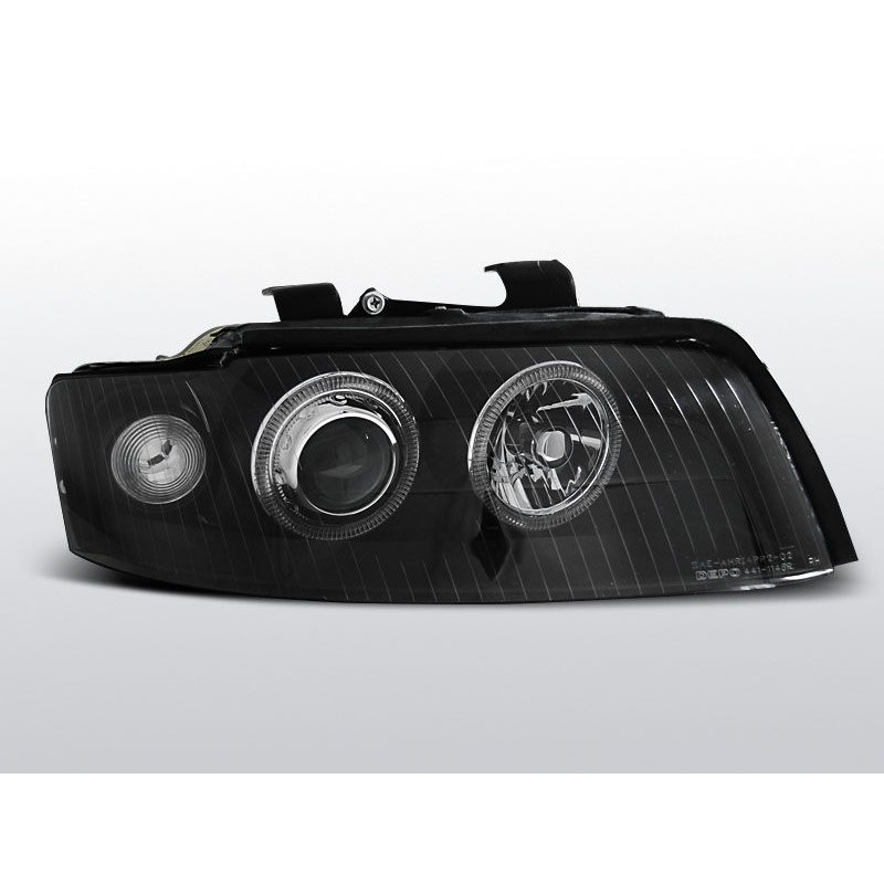 Angel Eyes Frontscheinwerfer Xenon D1S Audi A4 B6 0.00-10.04 Schwarz LPAU60