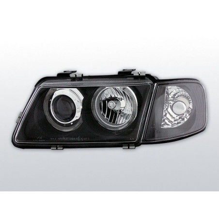 Angel Eyes Frontscheinwerfer Audi A3 8L 09.00-05.03 Schwarz LPAU10