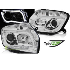 Phares Avant Dacia Duster 04.10- Tube Light Chrome