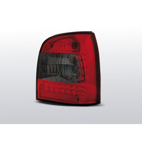 Feux Arrière Audi A4 B5 Break 94-01 à Leds Rouge/Fumé