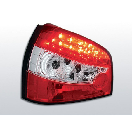 Feux Arrière Audi A3 8L 08.96-08.00 à Leds Rouge/clair