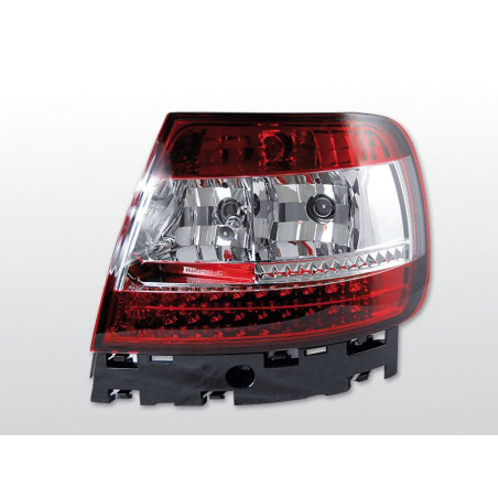 Feux Arrière Audi A4 B5 11.94-10.00 à Leds Rouge/Clair