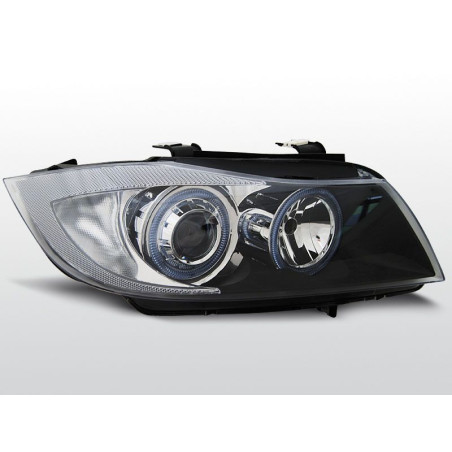 Angel Eyes Headlights BMW 3 Series E90/E91 Sedan 03.05-08.08 Black LPBM89 LPBM89 289,90 €