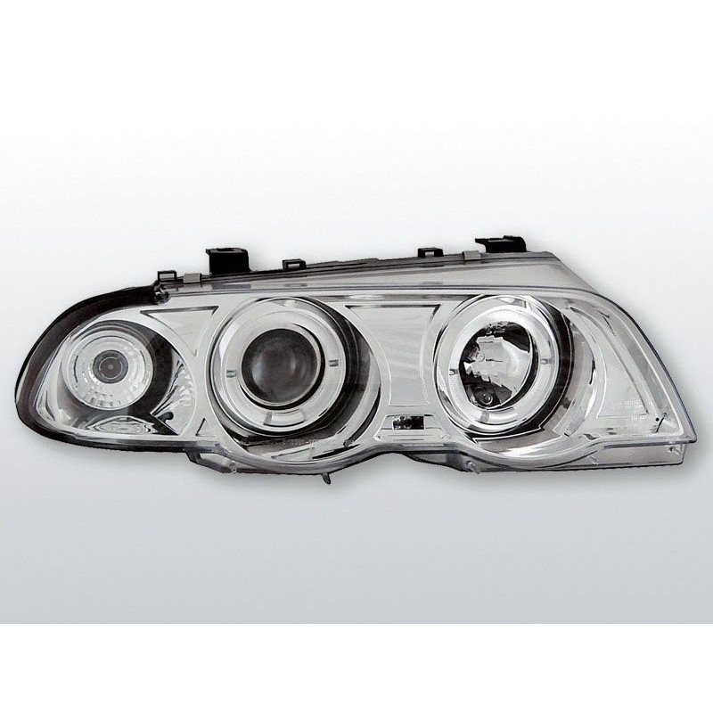 Angel Eyes Frontscheinwerfer BMW Serie 3 E46 Limousine/Touring 05.98-08.01 Chrom LPBM38