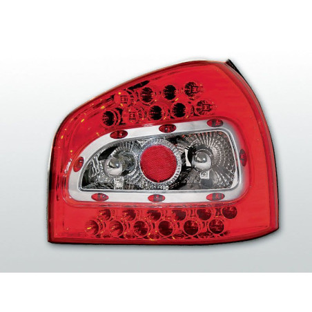 Feux Arrière Audi A3 8L 08.96-08.00 à Leds Rouge/clair