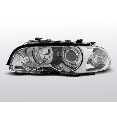 Angel Eyes Front Headlights BMW Serie 3 E46 Cpé/Cab 04.99-08.01 Chrome LPBM33 LPBM33 269,90 €