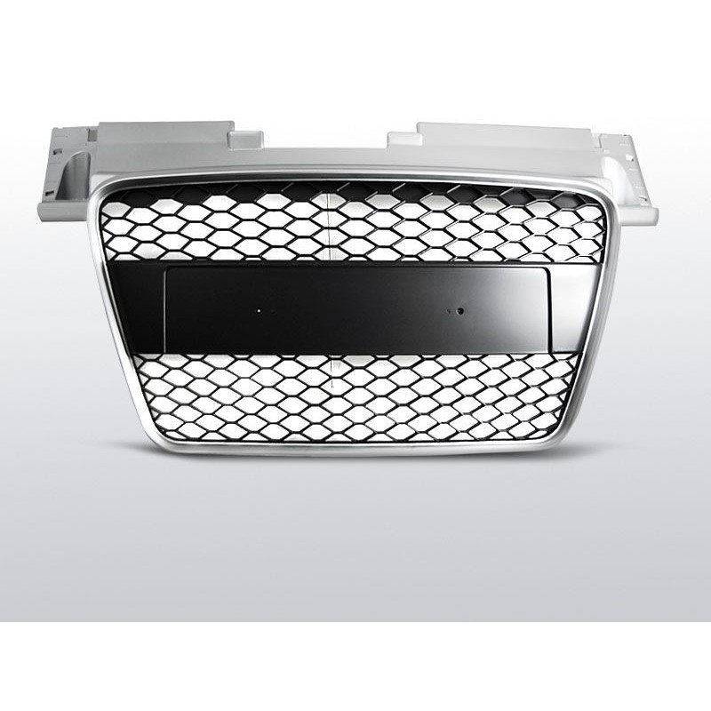 Silberner Kühlergrill Audi TT RS-Style 06-09 GRAU06