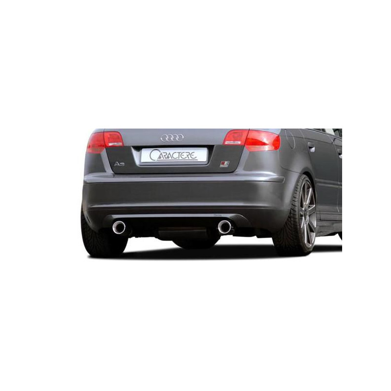 Heckstoßstange CHARAKTER Audi A3 Sportback + Auspuff CAAU3151252T