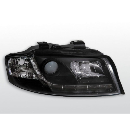 Phares Avant Daylight Audi A4 B6 0.00-10.04 Noir