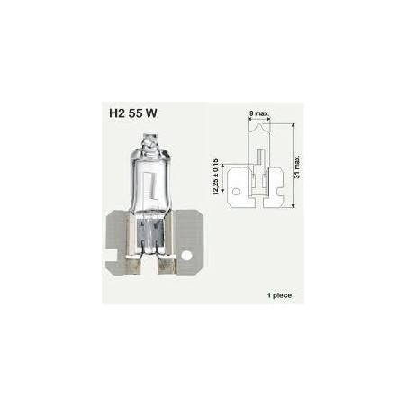 H2-Glühbirne 12V 55W 788C